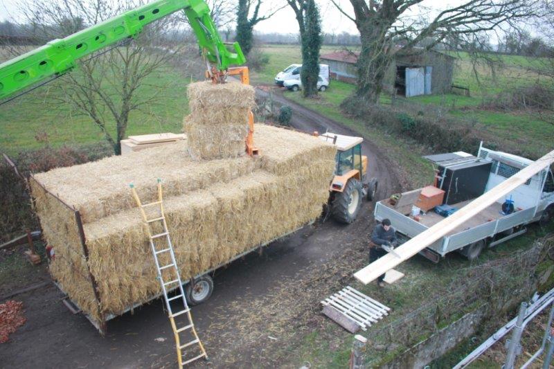 Isolation de toiture en paille, Deux-Sèvres (79)